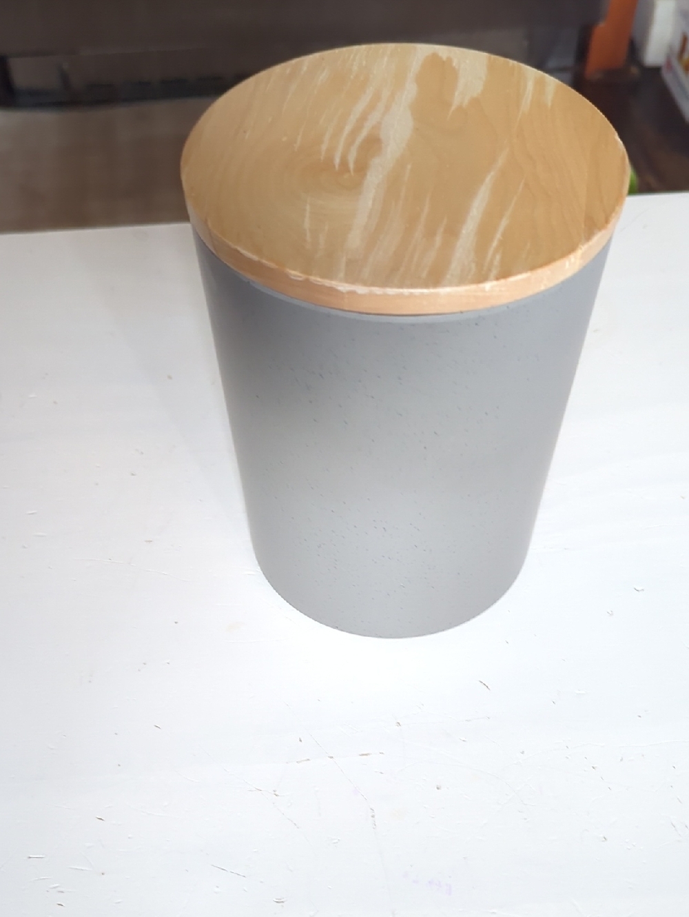 Threshold Speckled Gray Canister